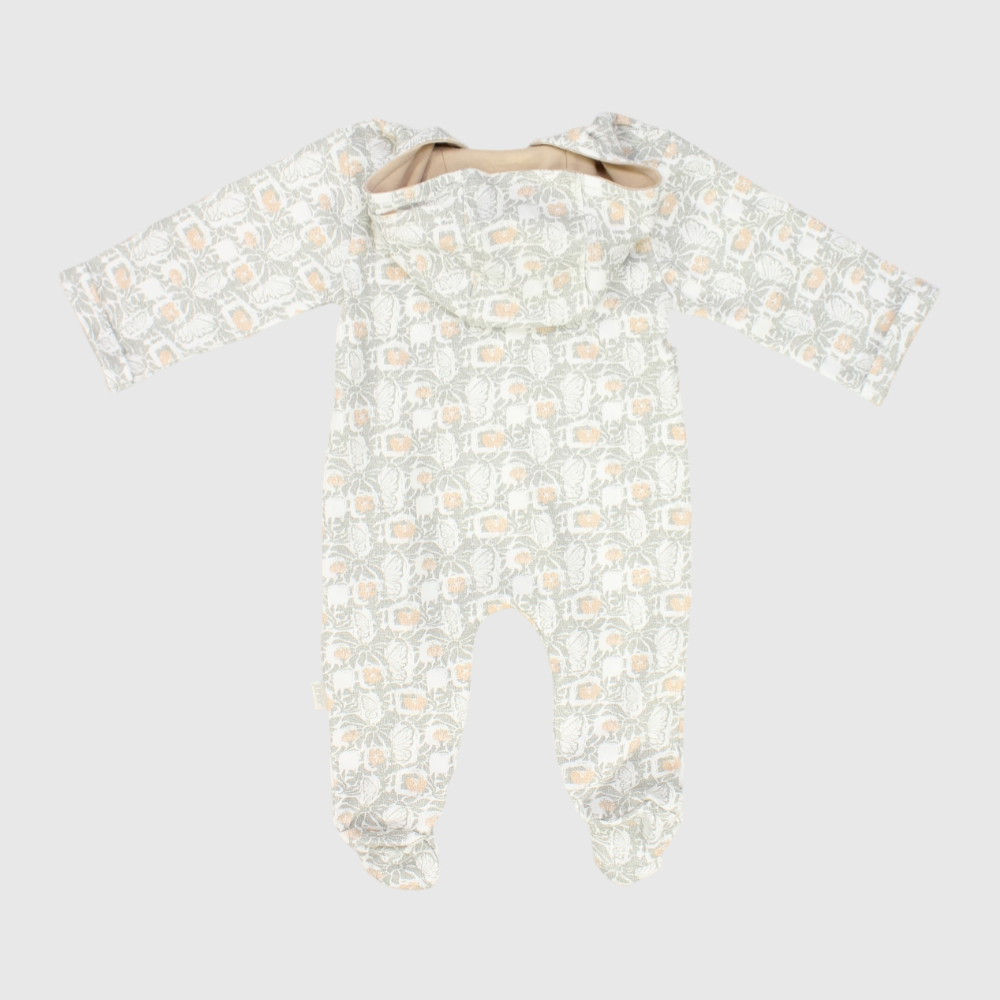 Butterflies Long-Sleeved Baby Footie - Ourkids - Junior