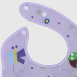 Butterfly Bib With Silicone Pocket - Ourkids - Bella Bambino