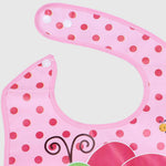 Butterfly Bib With Silicone Pocket - Ourkids - OKO