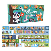 Forest Animals Numbers Puzzle Set – 65 Pcs