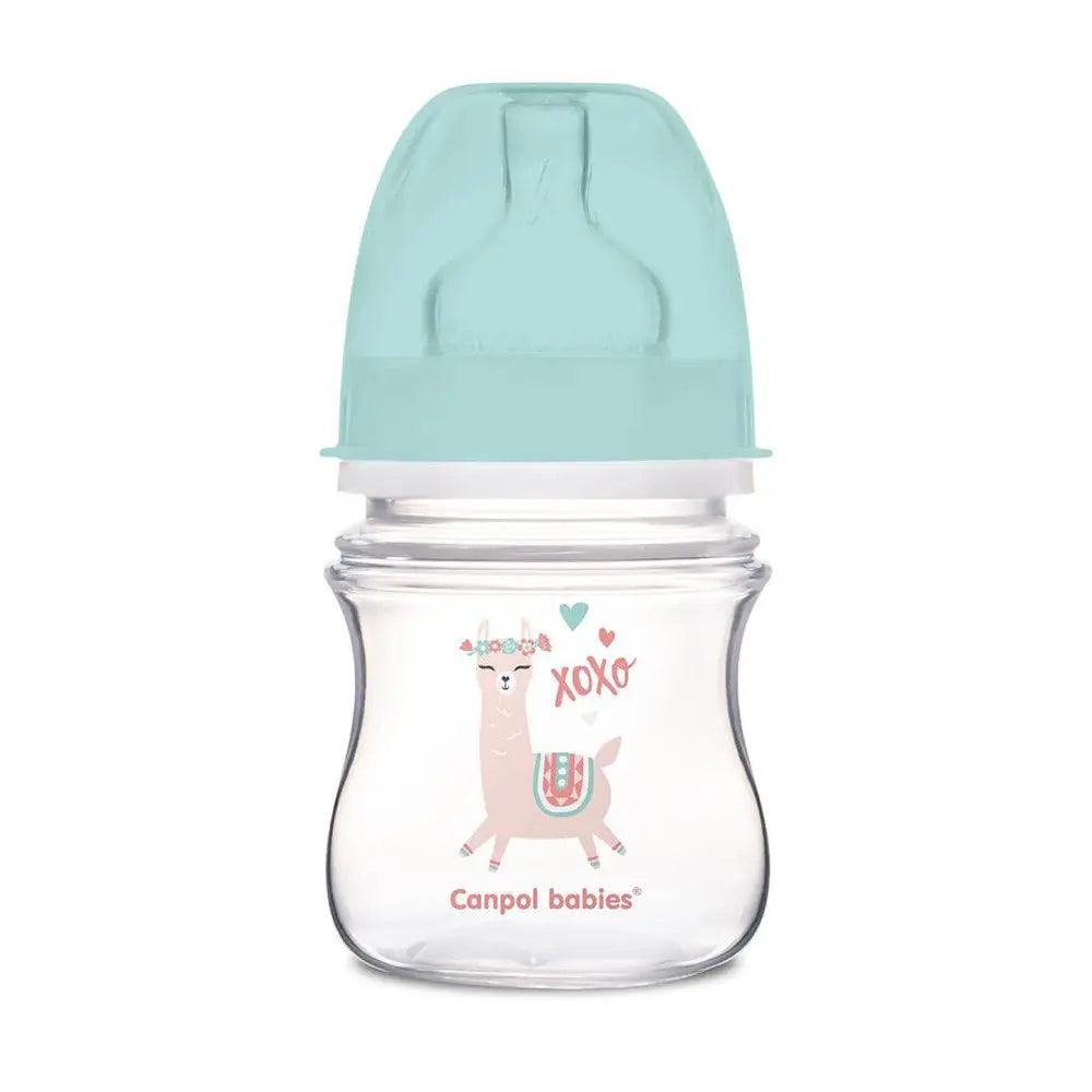 Canpol Babies EasyStart Anti-Colic Bottle With Wide Opening 120 ml - Ourkids - Canpol Babies