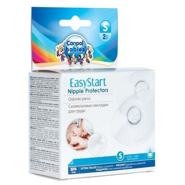 Canpol Babies EasyStart Nipple Shields Size S 2 Pc - Ourkids - Canpol Babies