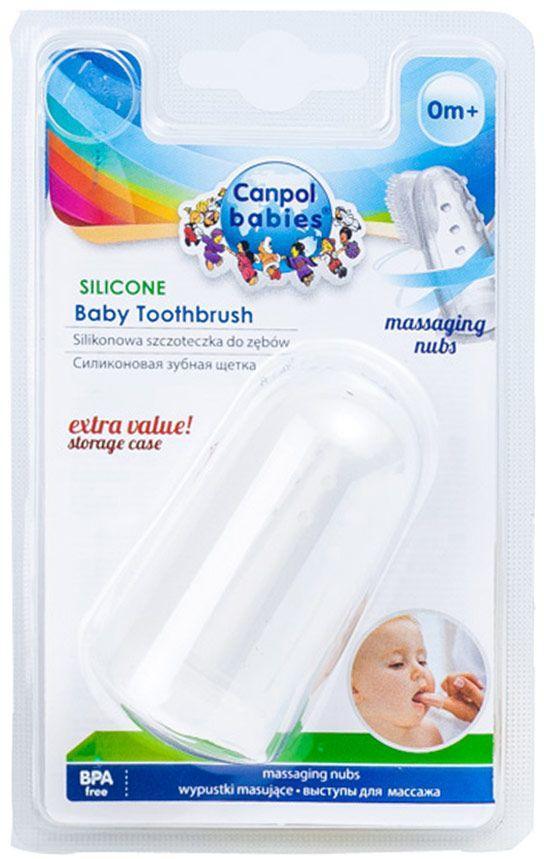 Canpol Babies Hygiene Silicone Finger Toothbrush for Kids 0m+ - Ourkids - Canpol Babies