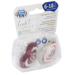 Canpol babies Light Touch Glow In The Dark The Lightest Soother, 2 pcs (6-18M) - Ourkids - Canpol Babies