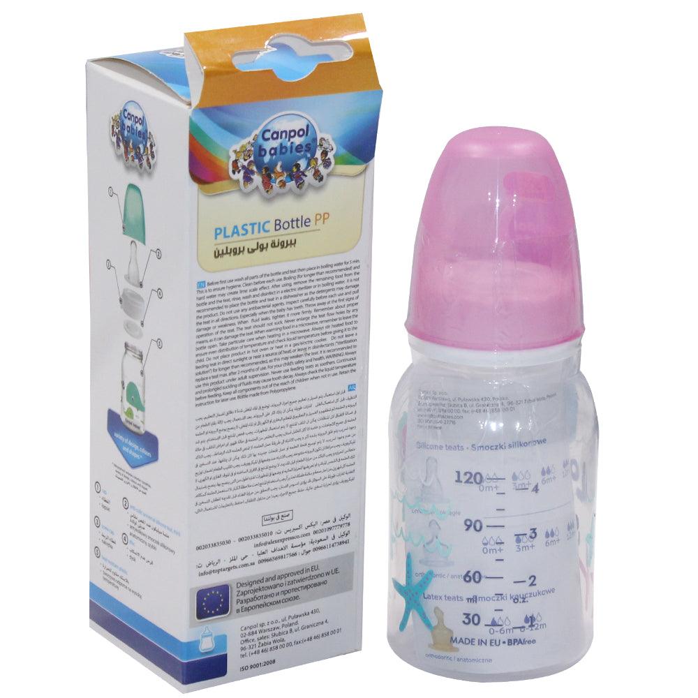 Canpol babies Plastic Bottle PP - 120ml - 0+m - Ourkids - Canpol Babies