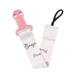 Canpol Babies Ribbon With Clip BONJOUR PARIS Pink - Ourkids - Canpol Babies