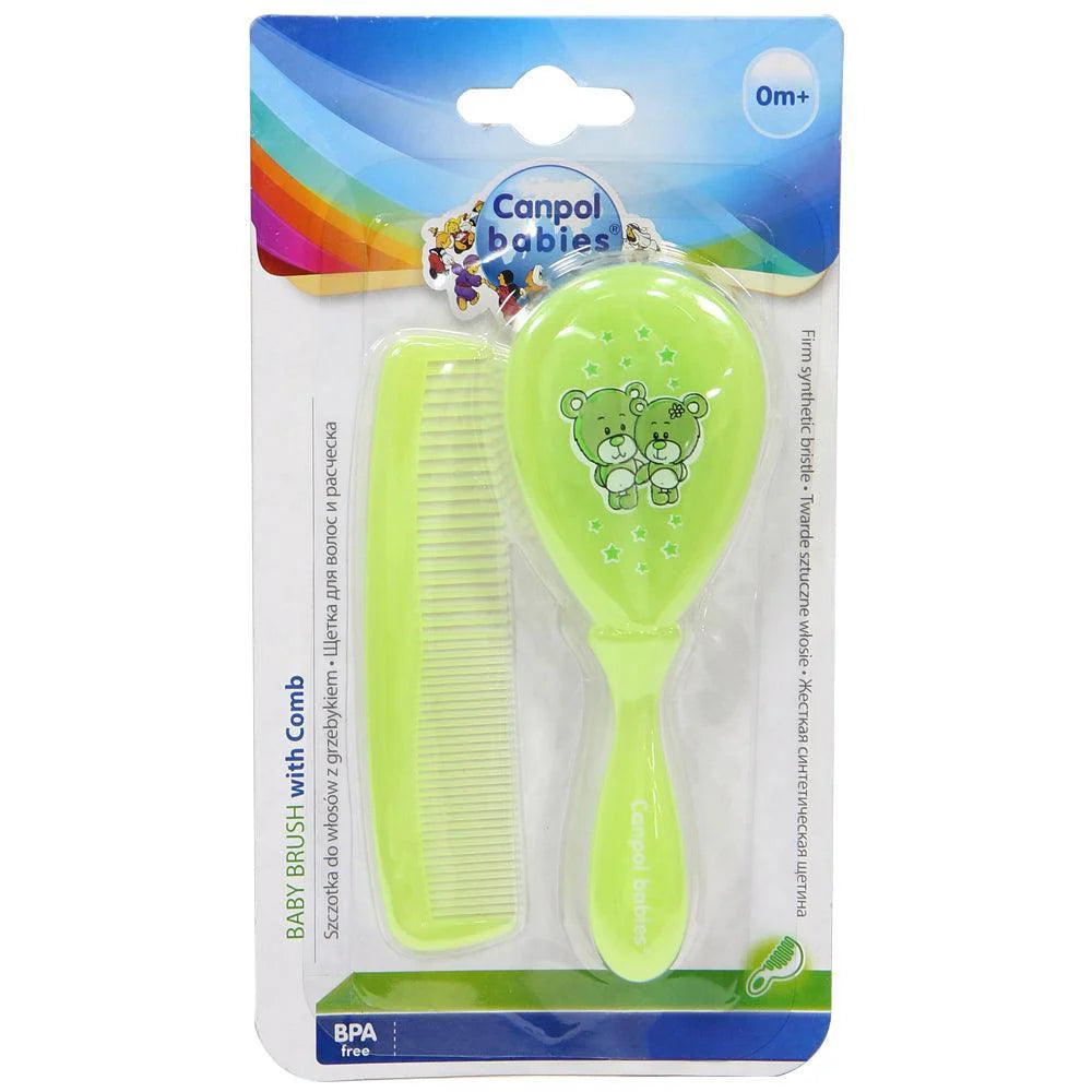 Canpol Babies Hairbrush & Comb Set – Green