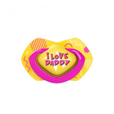 CANPOL BABIES Symmetric silicone pacifier NEON LOVE pink 2 pieces - Ourkids - Canpol Babies