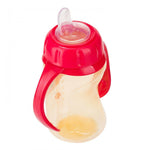 CANPOL BABIES Training cup 320ml silicone mouthpiece, Cute Animals red - Ourkids - Canpol Babies