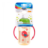 CANPOL BABIES Training cup 320ml silicone mouthpiece, Cute Animals red - Ourkids - Canpol Babies