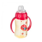 CANPOL BABIES Training cup 320ml silicone mouthpiece, Cute Animals red - Ourkids - Canpol Babies