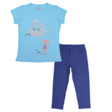 Cap-Sleeved Kitty Pajama - Ourkids - Rosso