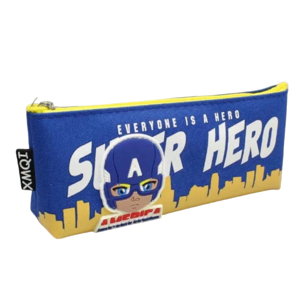 Captain America Blue Pencil Case - Ourkids - TWK