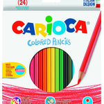 Carioca 24 Hexagonal Coloring Pencils - Ourkids - Carioca