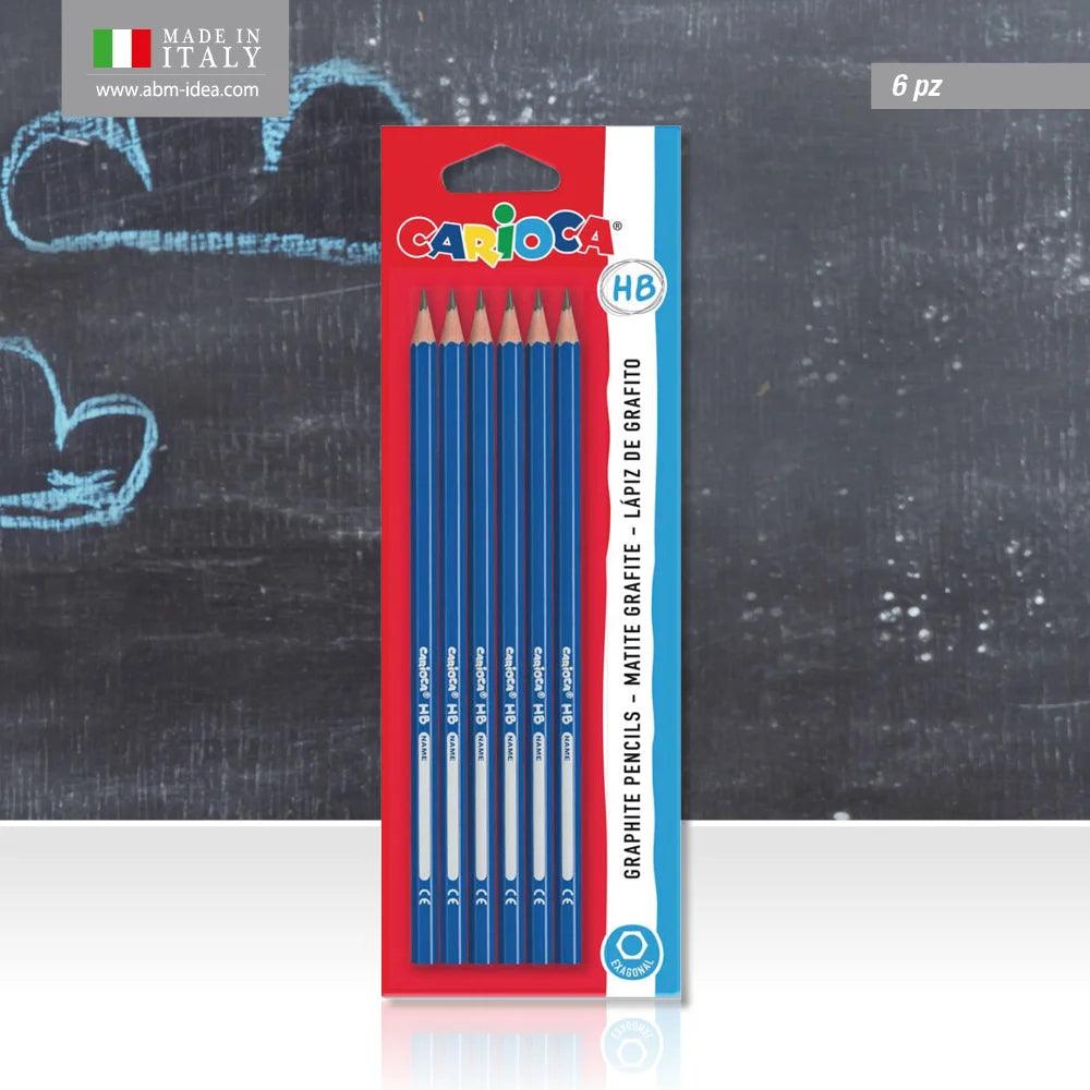 Carioca 6 Graphite Pencils - Ourkids - Carioca