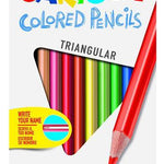 Carioca Triangular Color Pencils – 12 Color - Ourkids - Carioca