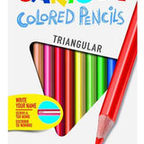 Carioca Triangular Color Pencils – 12 Color - Ourkids - Carioca