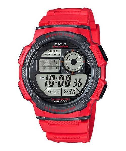 CASIO SPORTY DIGITAL WORLD TIME - Ourkids - Casio