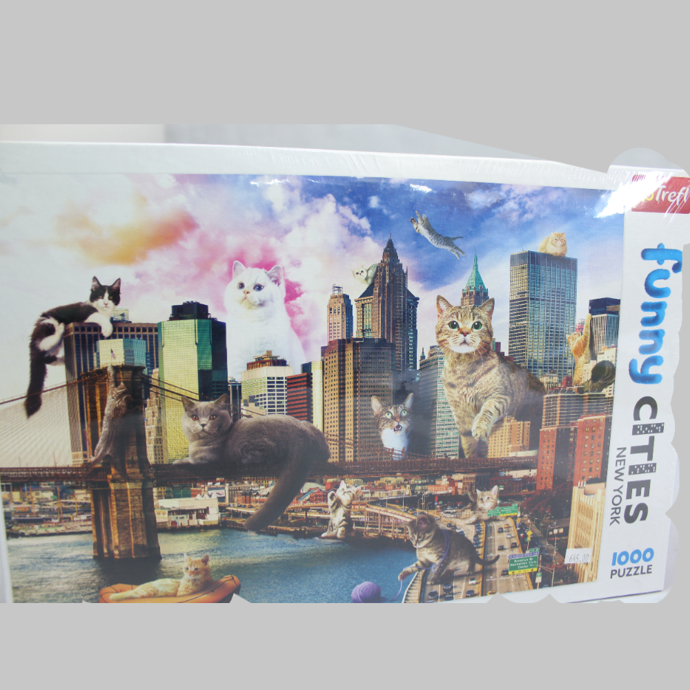 Cats in New York Puzzle - 1000 Pcs - Ourkids - Trefl