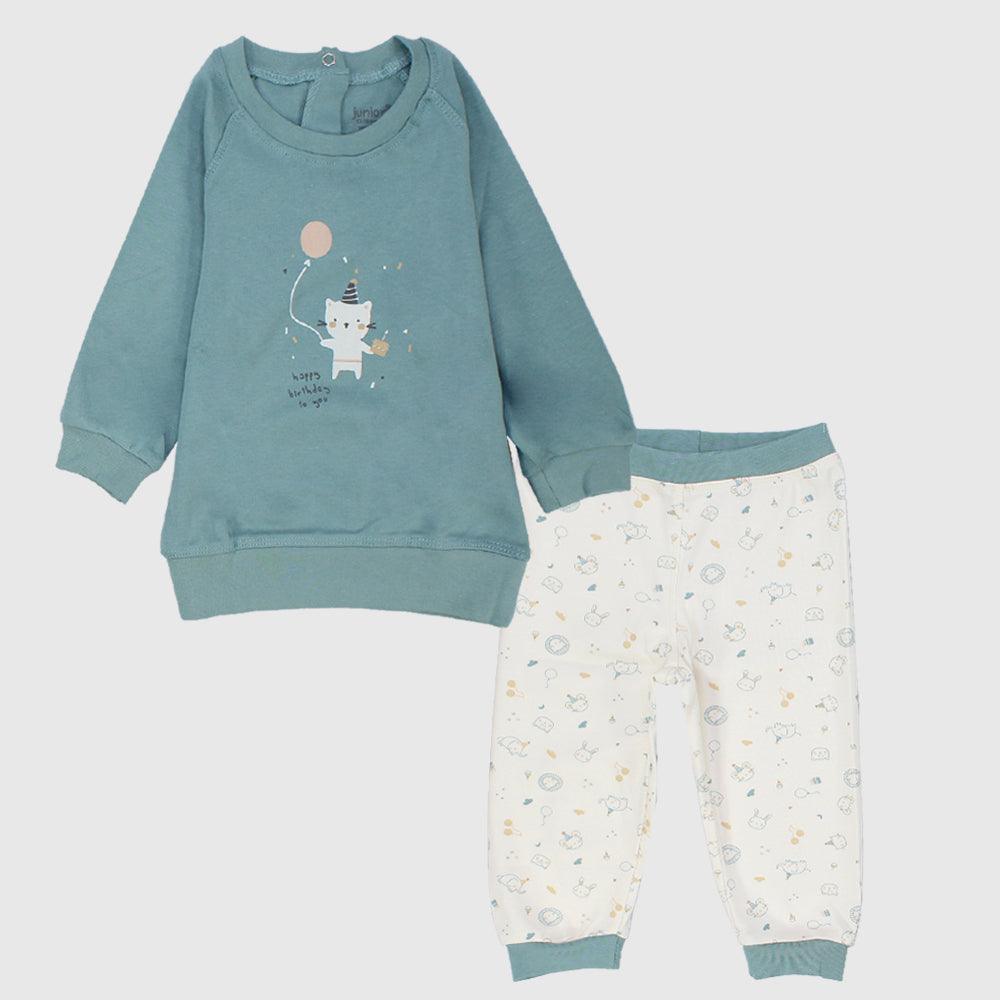 Celebration Long-Sleeved Fleeced Pajama - Ourkids - Junior