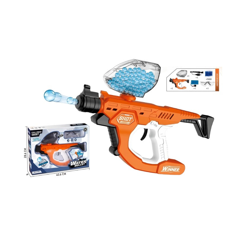 Keess Shoot Electric Water Bullet Gun – Orange - Toys