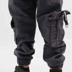 Charcoal Cargo Pants - Ourkids - Playmore