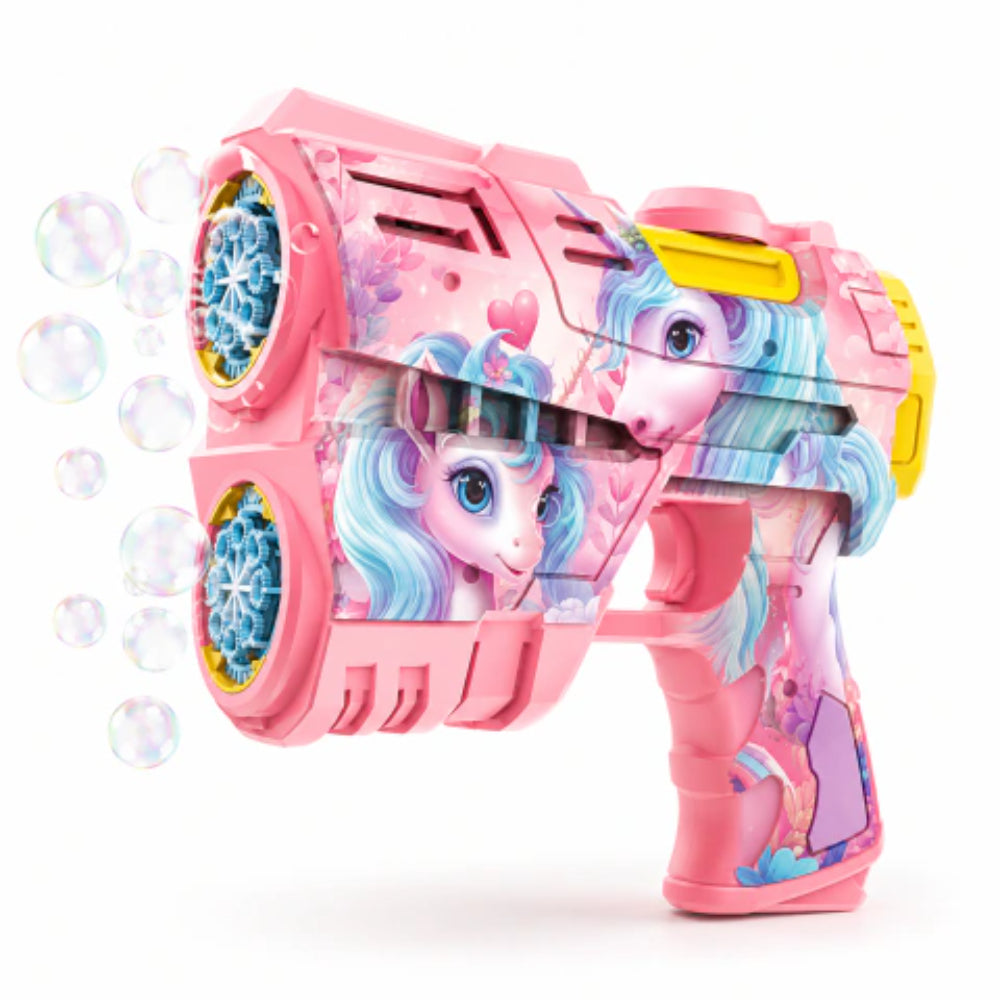 Nan Jun Crazy Make Bubbles 16 Holes Automatic Bubble Gun Toy