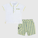 Checkered 2-Piece Outfit Set - Ourkids - Pompelo