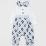 Checkered Baby Footie - Ourkids - Berceau