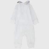 Checkered Bear Long-Sleeved Baby Footless Onesie - Ourkids - Berceau