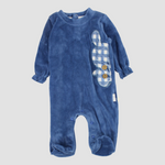 Checkered Bunny Long-Sleeved Baby Footie - Ourkids - Bumber