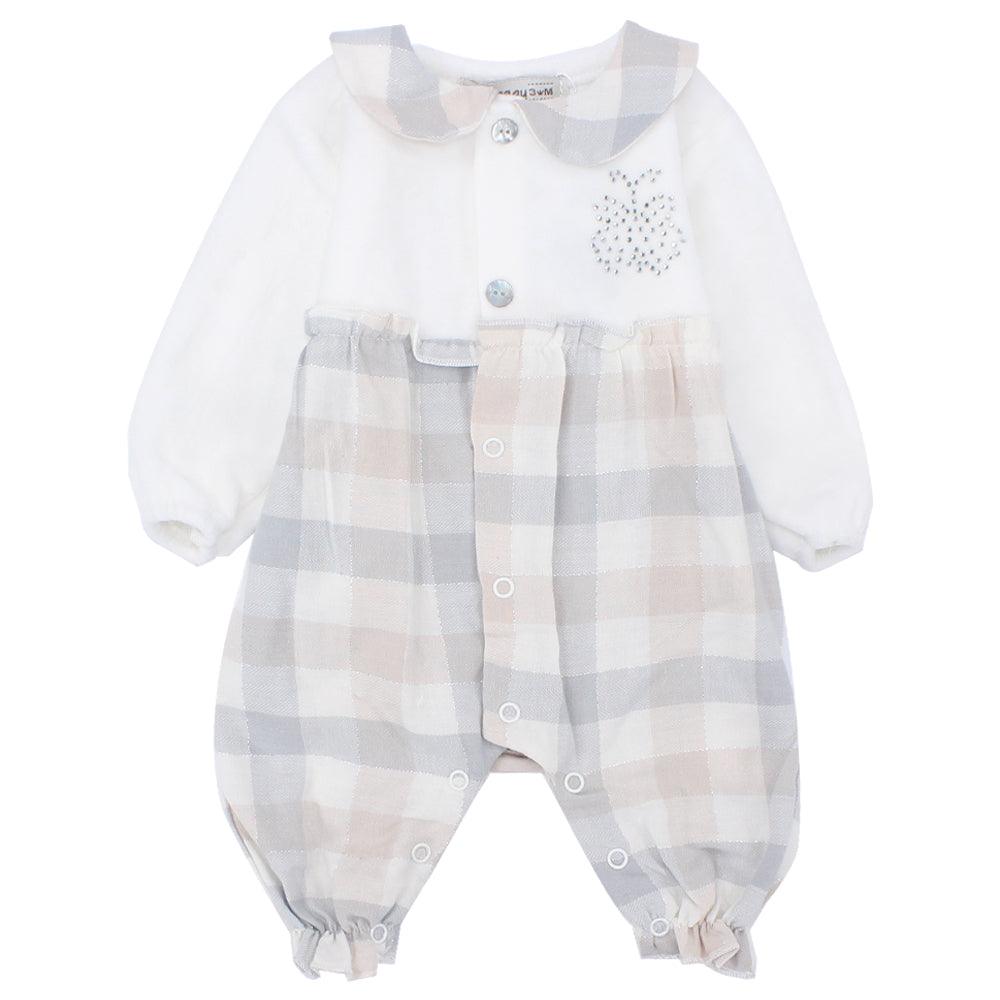 Checkered Footless Onesie - Ourkids - Berceau