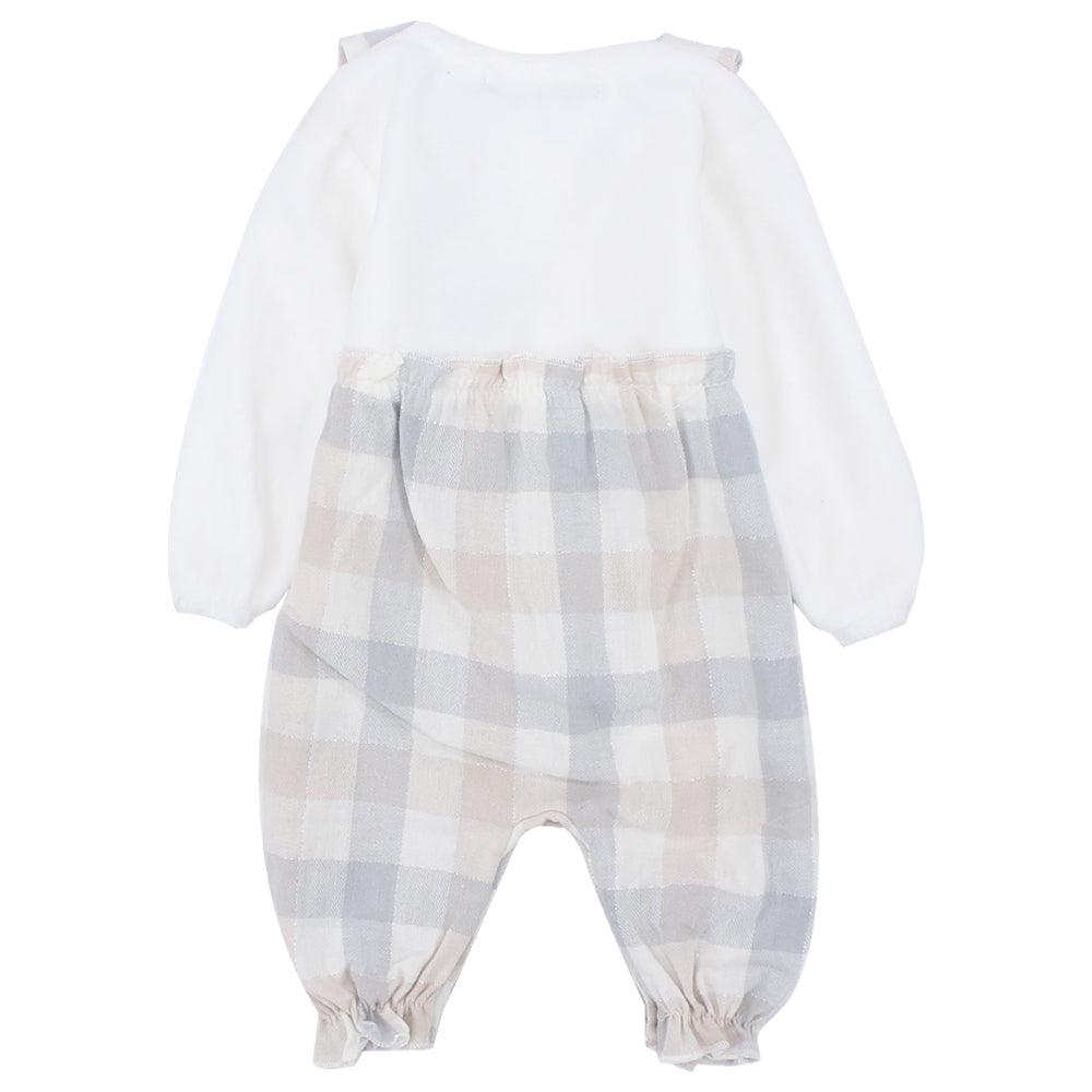 Checkered Footless Onesie - Ourkids - Berceau