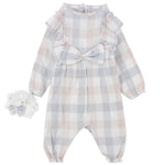 Checkered Footless Onesie - Ourkids - Berceau