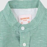 Checkered Long-Sleeved Shirt - Ourkids - Quokka