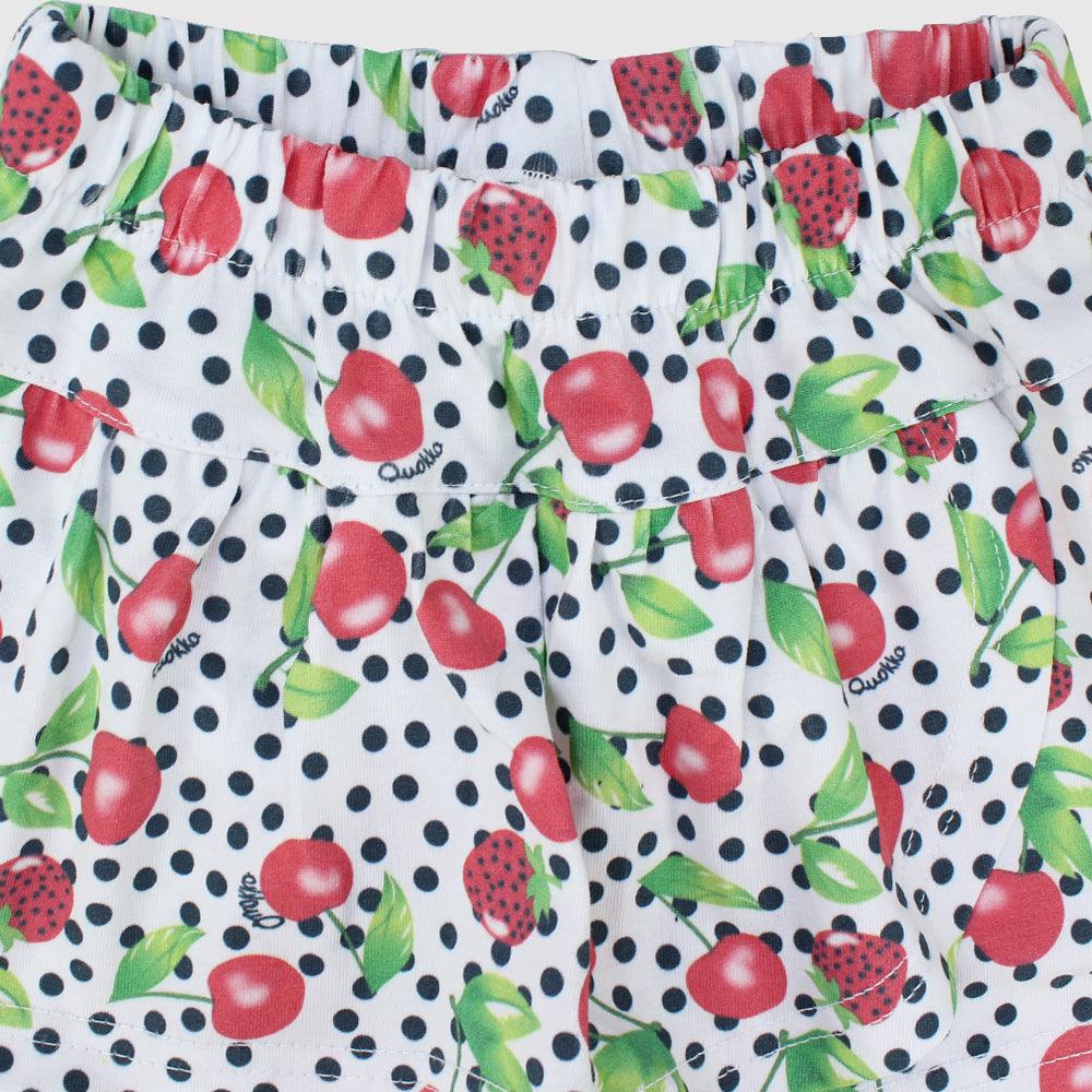 Cherries Comfy Shorts - Ourkids - Quokka