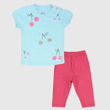 Cherries Short-Sleeved Pajama - Ourkids - JOKY