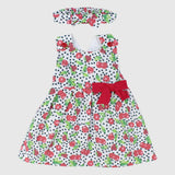 Cherries Sleeveless Dress - Ourkids - Quokka