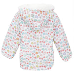 Cherry Hearts Long-Sleeved Waterproof Hooded Jacket - Ourkids - Ourkids