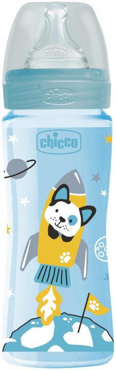 CHICCO BOTTLE PLASTIC WELL BEING 330ML 4+ - Ourkids - Chicco