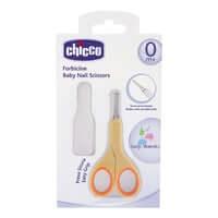 Chicco Forbicine Baby Hygiene Blade Nail Scissors Stainless Steel With Cover For Kids Safety - Ourkids - Chicco