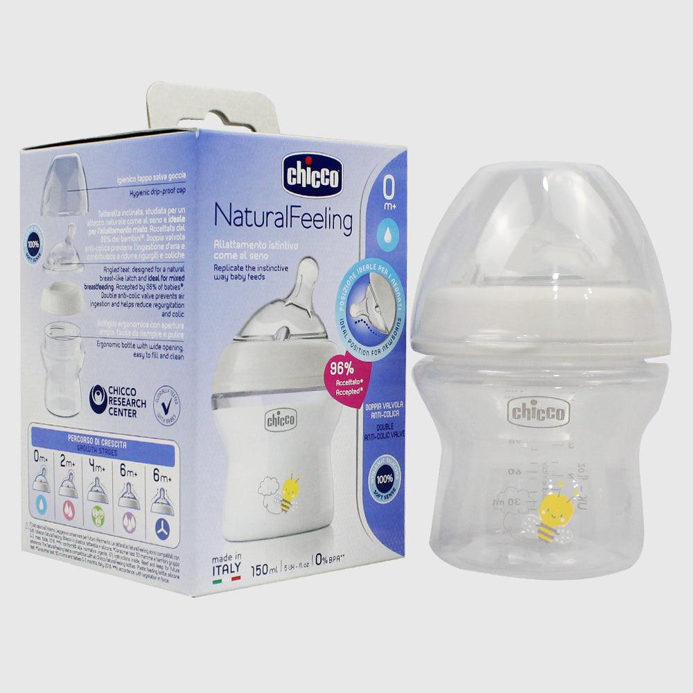 Chicco Natural Feeling Bottle Slow Flow 150ml (0+ Months) - Ourkids - Chicco