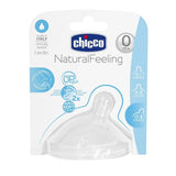 Chicco Natural Feeling Step-up Baby Bottle Teat 0m+ Slow 1 Pc - Ourkids - Chicco