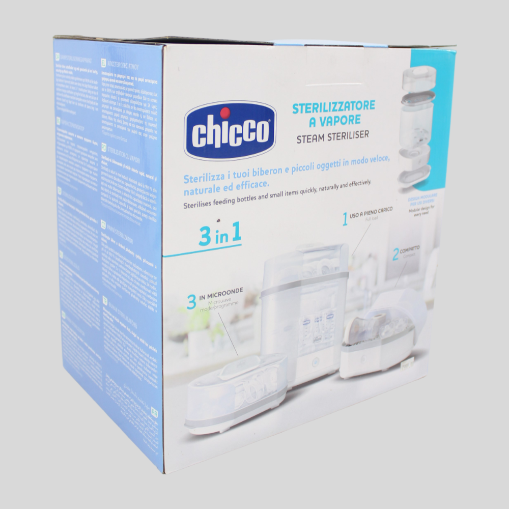 Chicco Steam Sterilizer 3 In 1 - Ourkids - Chicco