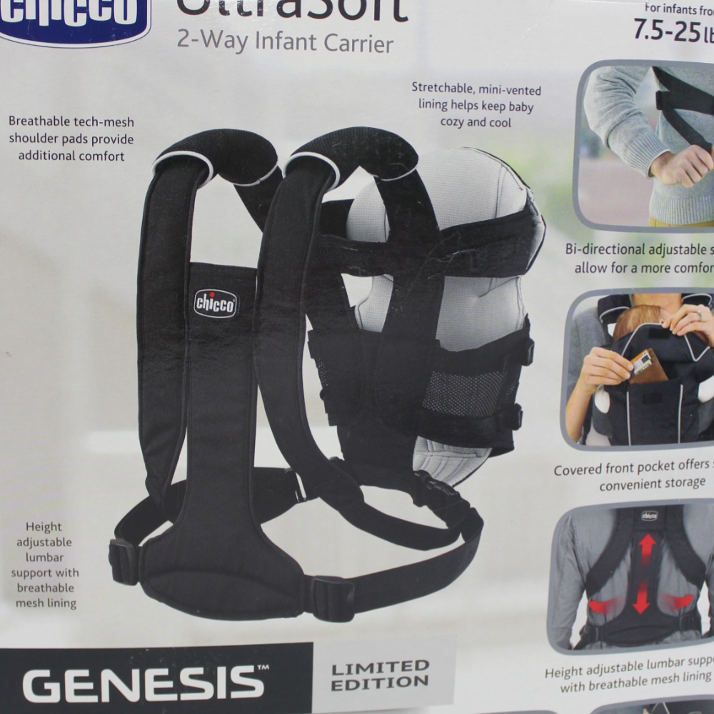 Chicco UltraSoft Infant Carrier - Genesis - Ourkids - Chicco