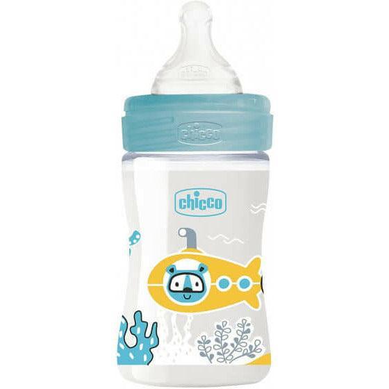 Chicco Well Being Colors Bottle 150ml Slow Flow Rate 0 Months and Over - Ourkids - Chicco