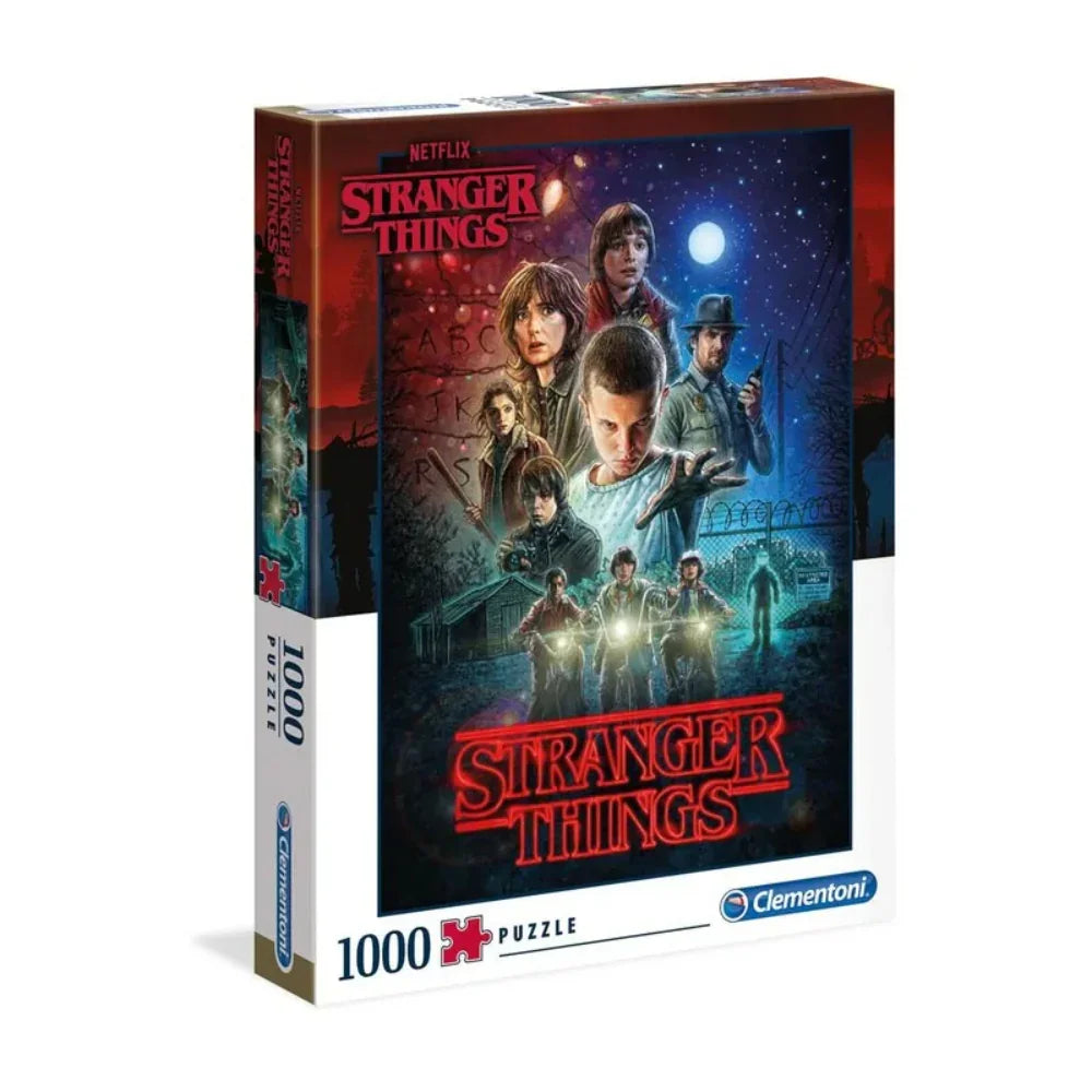 Clementoni Stranger Things Puzzle - 1000 Pcs - Toys