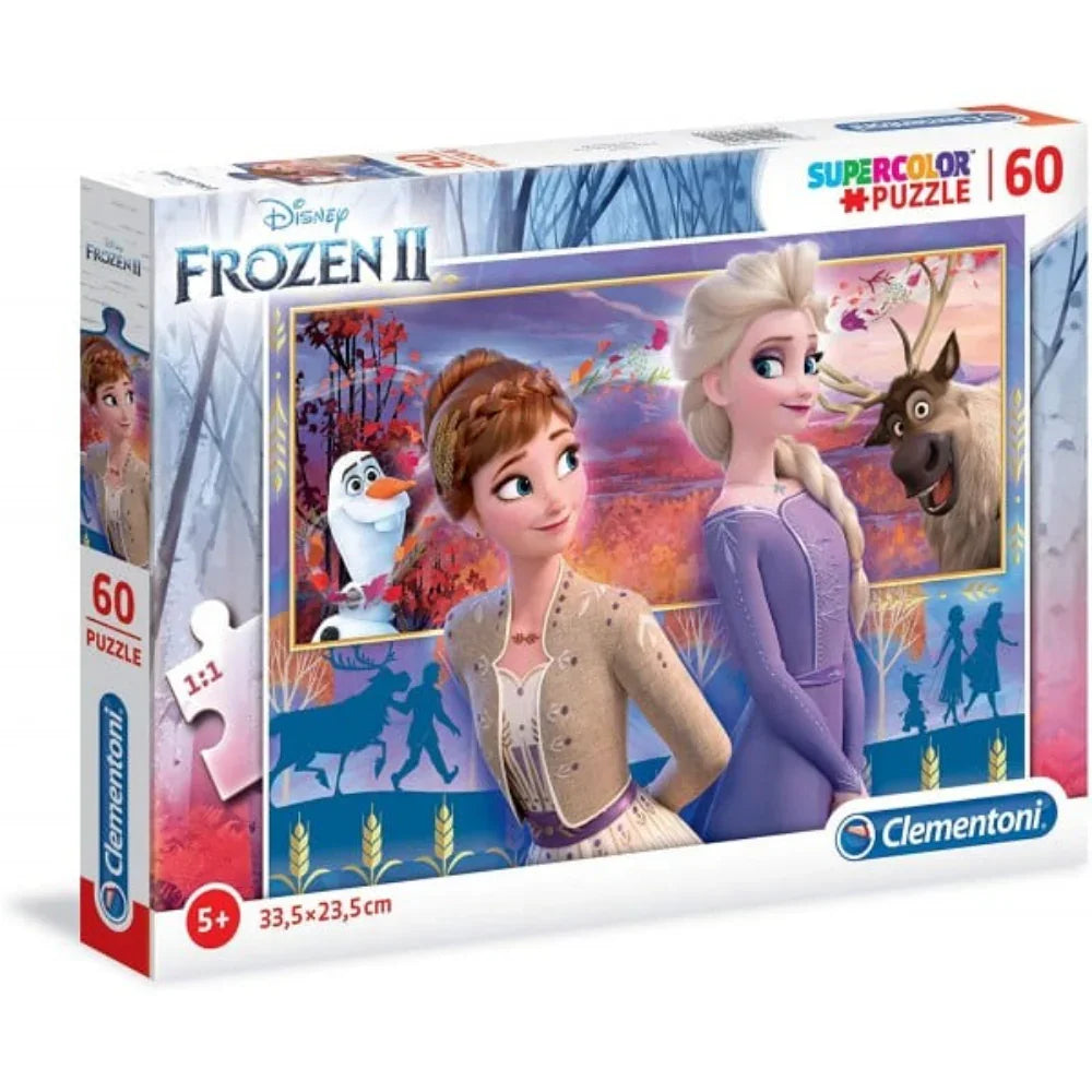 Clementoni Super Color Frozen Puzzle – 60Pcs