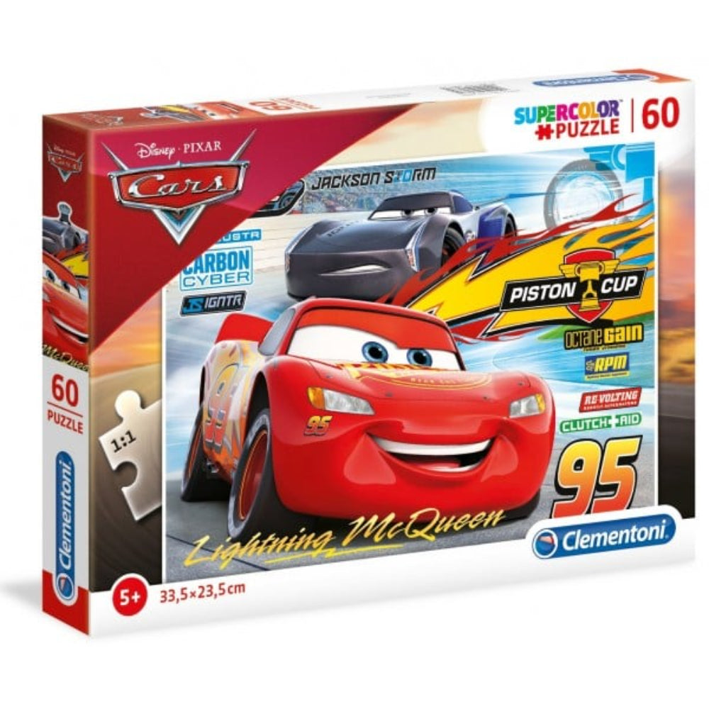 Clementoni Super Color Cars Puzzle – 60Pcs