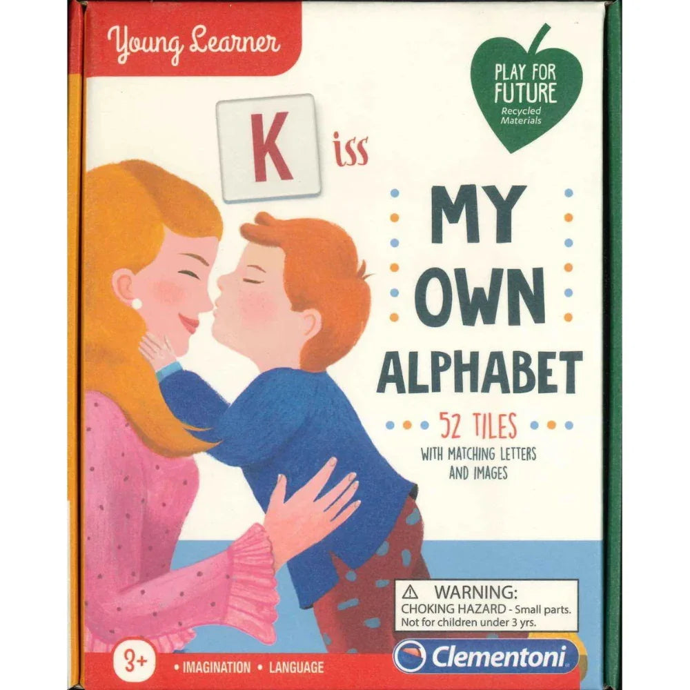 Clementoni Young Learner My Own Alphabet 52 Tiles